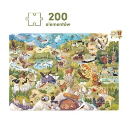 Puzzle Dzikie puzzle - Parki Narodowe 200 elementów CzuCzu