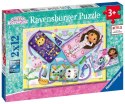 Puzzle 2x12 elementów Koci Domek Gabi Ravensburger Polska