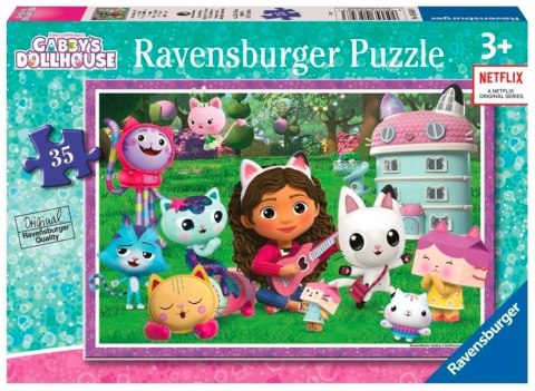 Puzzle 35 elementów Koci Domek Gabi Ravensburger Polska