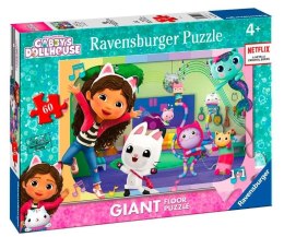 Puzzle 60 elementów Gigant Koci Domek Gabi Ravensburger Polska