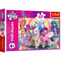 Puzzle 60 elementów W świecie przyjaźni Kucyki Pony Trefl