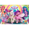 Puzzle 60 elementów W świecie przyjaźni Kucyki Pony Trefl