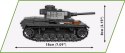 Klocki Historical Collection WWII Panzer III Ausf. J 590 klocków Cobi Klocki