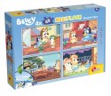 Puzzle 4 x 48 elementów Bluey maxi floor Lisciani