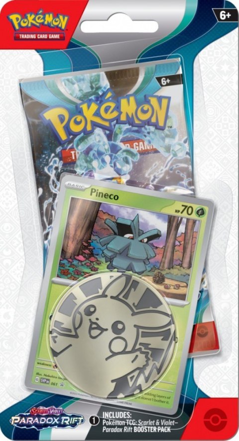 Karty Paradox Rift Chk.Blister Pineco Pokemon TCG