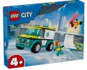 Klocki City 60403 Karetka i snowboardzista LEGO