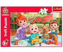 Puzzle 24 elementy Maxi Cocomelon Gotowi na przygodę Trefl