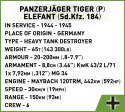 Klocki Panzerjager Tiger (P) Elefant Cobi Klocki