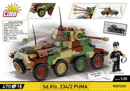 Klocki Sd.Kfz. 234/2 Puma Cobi Klocki