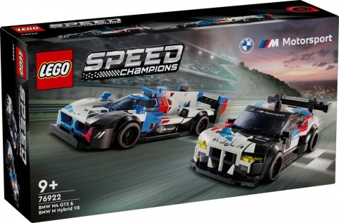 Klocki Speed Champions 76922 Samochody wyścigowe BMW M4 GT3 & BMW M Hybrid V8 LEGO