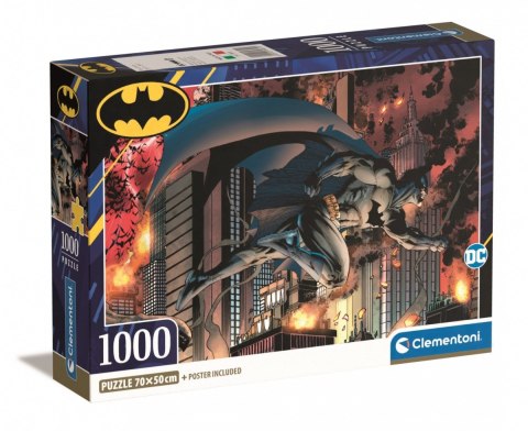 Puzzle 1000 elementów Compact Batman Clementoni