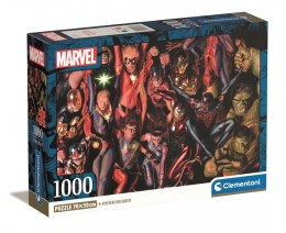 Puzzle 1000 elementów Compact Marvel The Avengers Clementoni