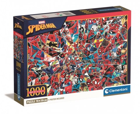 Puzzle 1000 elementów Compact Spider-Man Clementoni