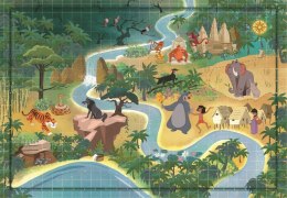 Puzzle 1000 elementów Compact Story Maps The Hungle Book Clementoni