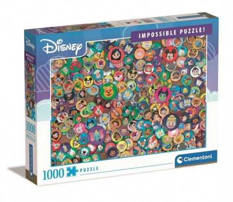 Puzzle 1000 elementów Impossible Disney Classic Clementoni