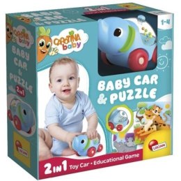 Samochodzik słoń i puzzle - Carotina Baby Lisciani