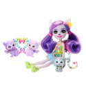 Lalka Enchantimals + figurki zwierzątek Rodzina Lemurów Mattel