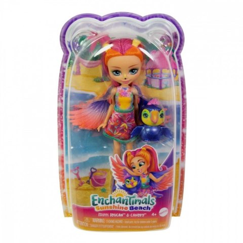 Lalka i zwierzątko Enchantimals, Tukan Mattel