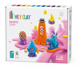 Masa Platyczna Hey Clay Bestie 15 puszek Tm Toys