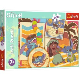 Puzzle 200 elementów Muzyczny świat Lilo i Stitch Trefl