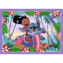 Puzzle 4w1 Szalony dzień Lilo i Stitch Trefl