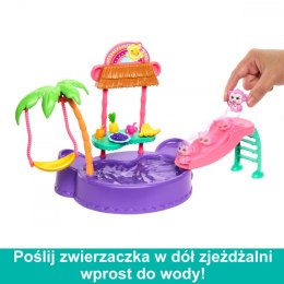 Zestaw Enchantimals Tropikalny basen + lalka Małpka Mattel