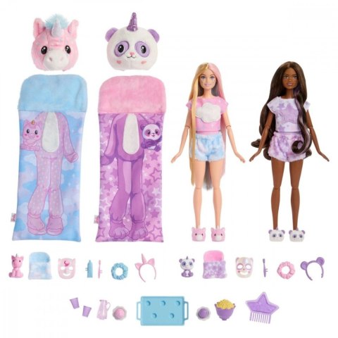 Zestaw prezentowy Lalka Barbie Cutie Reveal Piżama party Mattel