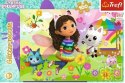 Puzzle 100 elementów Glitter Brokatowa Gabi Gabby's Dollhouse Trefl