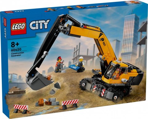 Klocki City 60420 Żółta koparka LEGO