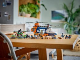 Klocki City 60437 Helikopter badaczy dżungli w bazie LEGO