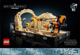 Klocki Star Wars 75380 Diorama: Wyścig ścigaczy w Mos Espa LEGO