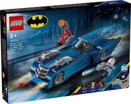 Klocki Super Heroes 76274 Batman z batmobilem kontra Harley Quinn i Mr. Freeze LEGO