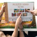 Puzzle 1000 elementów Premium Plus Tea Time Ogród ptaków Trefl