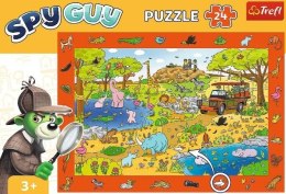 Puzzle 24 elementy Obserwacyjne Spy Guy Safari Trefl