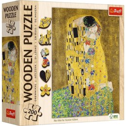 Puzzle drewniane 200 elementów Pocałunek Gustav Klimt Trefl