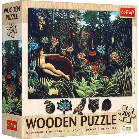 Puzzle drewniane 200 elementów Sen Henri Rosseau Trefl