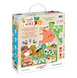 Wesołe puzzle 24 elementy CzuCzu