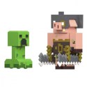 Zestaw figurek Minecraft Legends Creeper vs Piglin Mattel