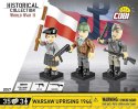 Figurki Powstańców warszawskich 1944 zestaw Cobi Klocki