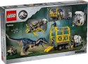 Klocki Jurassic World 76966 Dinomisje: ciężarówka do transportu allozaura LEGO