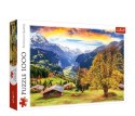 Puzzle 1000 elementów Malownicza alpejska wioska Trefl