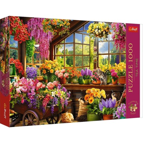 Puzzle 1000 elementów Premium Plus Przygotowania do wiosny Trefl