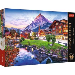 Puzzle 1000 elementów Premium Plus Quality Alpejskie miasteczko, Szwajcaria Trefl