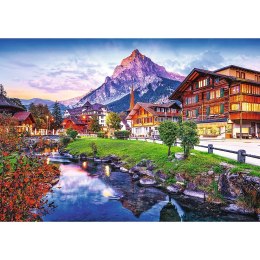 Puzzle 1000 elementów Premium Plus Quality Alpejskie miasteczko, Szwajcaria Trefl