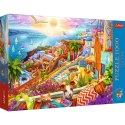 Puzzle 1000 elementów Premium Plus Quality Z wizytą na Santorini Trefl