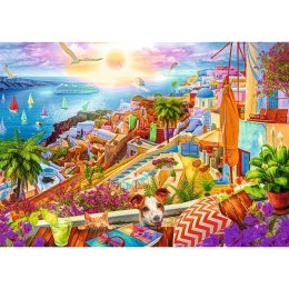 Puzzle 1000 elementów Premium Plus Quality Z wizytą na Santorini Trefl