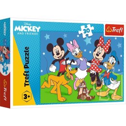 Puzzle 30 elementów Mysie sprawy Myszka Miki Trefl