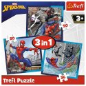 Puzzle 3w1 SpiderMan Pajęczy przyjaciele Trefl