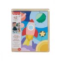 Puzzle drewniane 42 elementy Kosmos Fisher Price