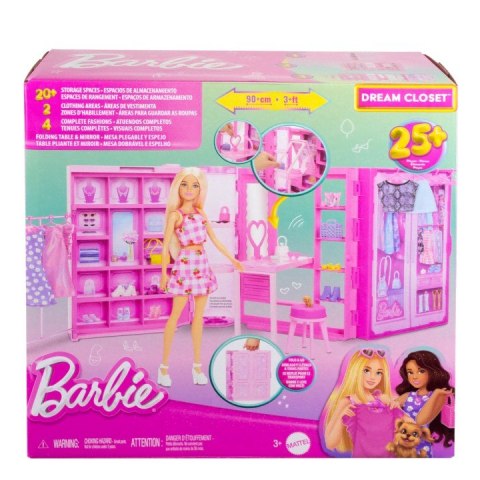 Szafa Marzeń lalki Barbie z ubraniami Mattel